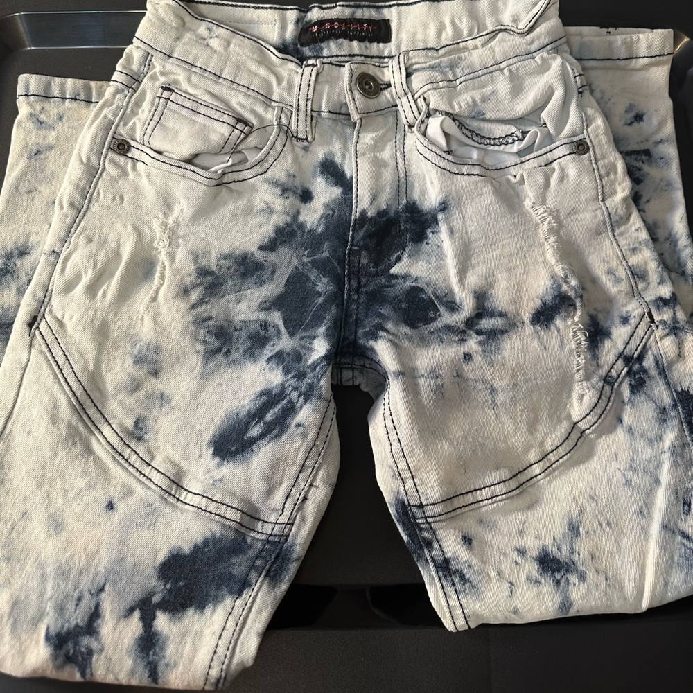 M. Society distressed boys pants